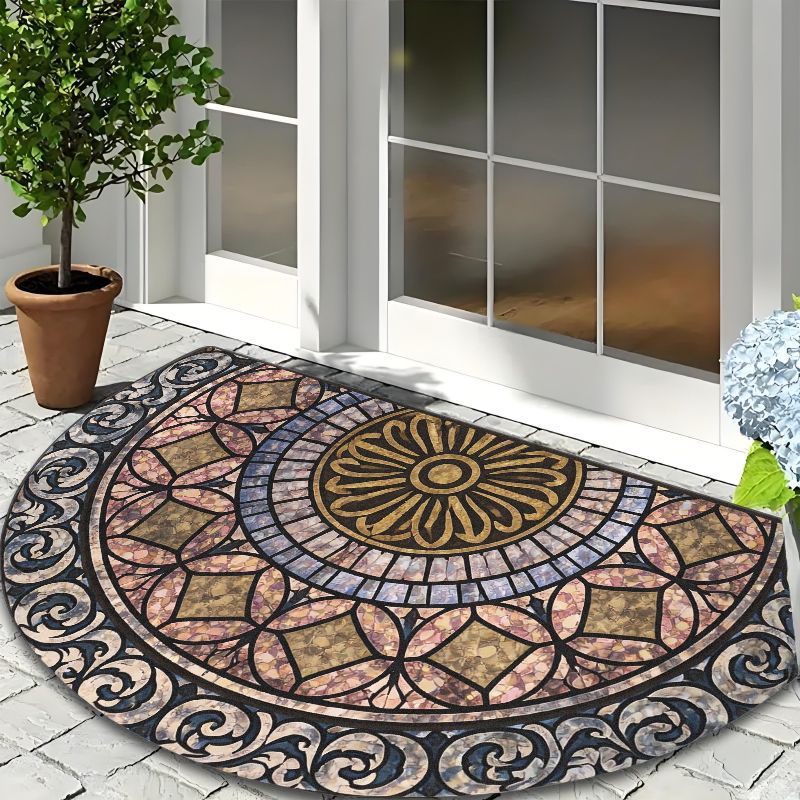 Semi-Circular Entry Door Mat