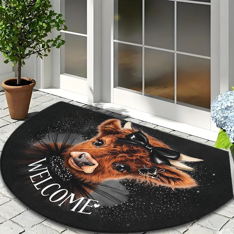 Semi-Circular Entry Door Mat