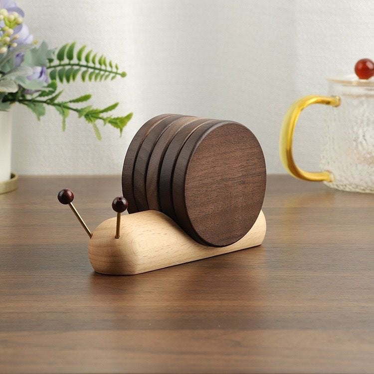 Wooden Coaster Set