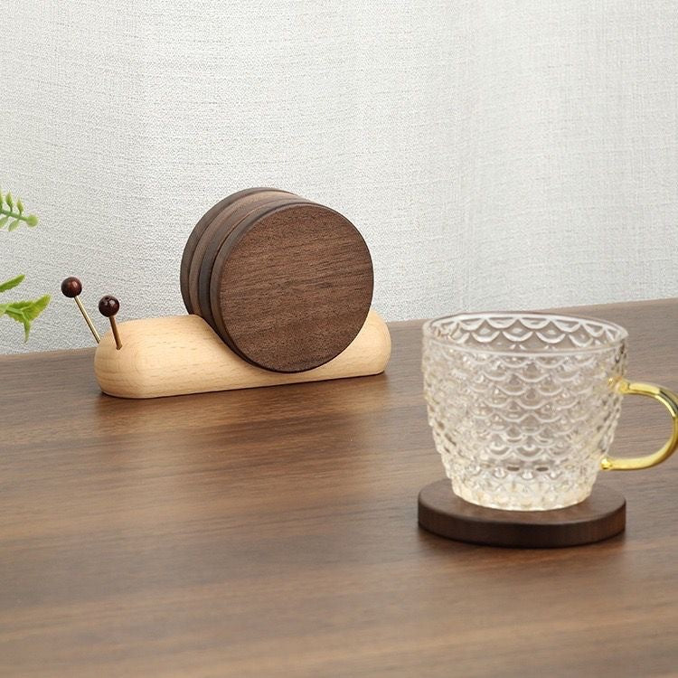 Wooden Coaster Set